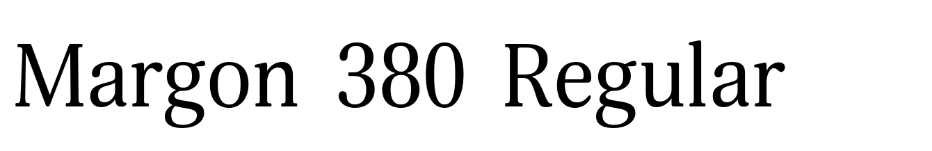 Margon 380 Regular